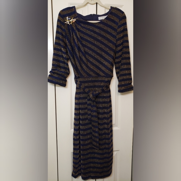 Lily & Taylor Dresses & Skirts - Lily And Taylor First Lady Dress With Jewel Brooch
